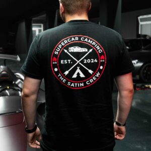 Supercar Camping  Shirt Black